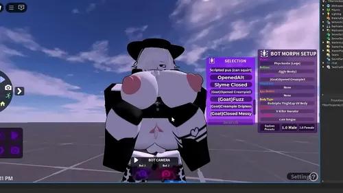 Futanari Roblox baise hard en animation 3D porno